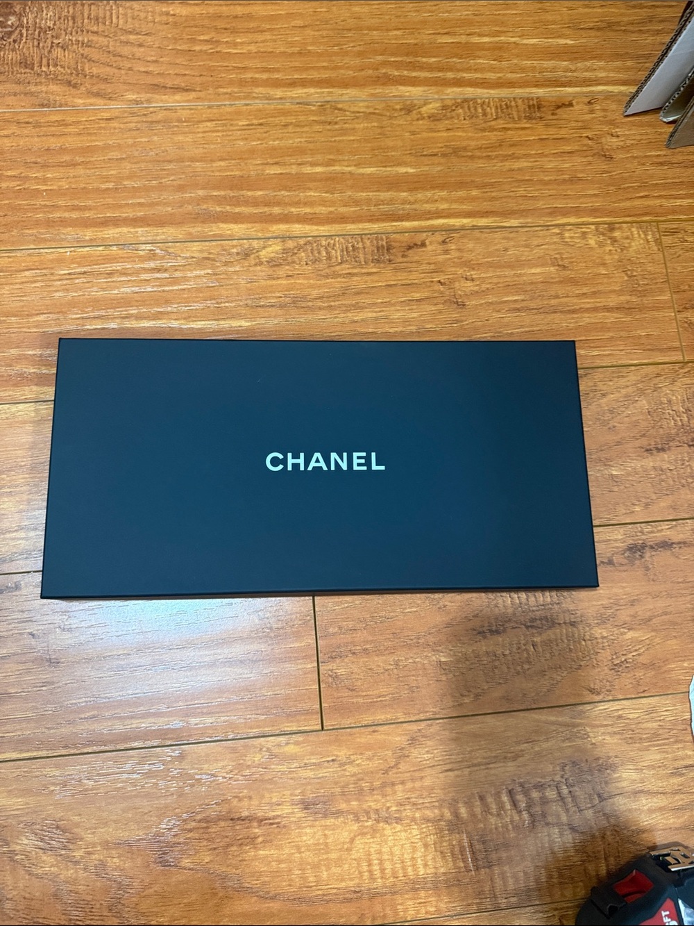 CHANEL Black and White Logo Presentation Box